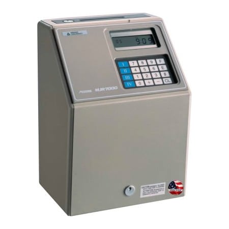 Amano Amano Calculating Time Clock, Gray,  MJR-7000/1167